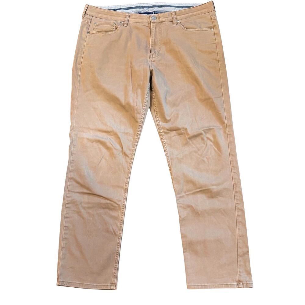 Vineyard Vines Pants Mens Size 36x30 Beige Leeward 5 Pocket Stretch Straight Leg